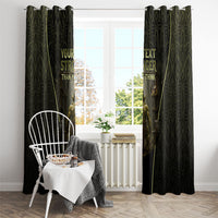 Personalized Muscular Goblin Weightlifting Window Curtain Pain For Growth Dark Fantasy Gym Graphic