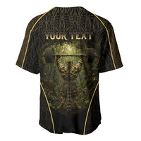 Personalized Muscular Cat Weightlifting Baseball Jersey Pain For Growth Dark Fantasy Gym Graphic