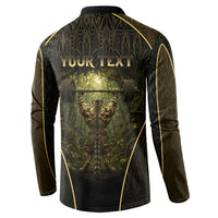 Personalized Muscular Cat Weightlifting Button Sweatshirt Pain For Growth Dark Fantasy Gym Graphic