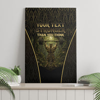 Personalized Muscular Cat Weightlifting Canvas Wall Art Pain For Growth Dark Fantasy Gym Graphic