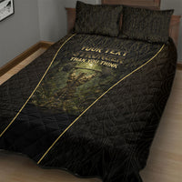 Personalized Muscular Cat Weightlifting Quilt Bed Set Pain For Growth Dark Fantasy Gym Graphic