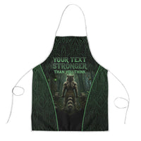 Personalized Muscular Raccoon Weightlifting Apron Pain For Growth Dark Fantasy Gym Graphic