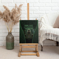 Personalized Muscular Raccoon Weightlifting Canvas Wall Art Pain For Growth Dark Fantasy Gym Graphic
