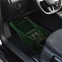 Personalized Muscular Raccoon Weightlifting Car Mats Pain For Growth Dark Fantasy Gym Graphic