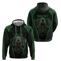 Personalized Muscular Raccoon Weightlifting Hoodie Pain For Growth Dark Fantasy Gym Graphic