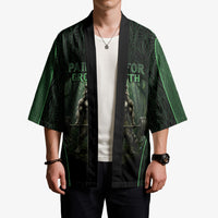 Personalized Muscular Raccoon Weightlifting Kimono Pain For Growth Dark Fantasy Gym Graphic