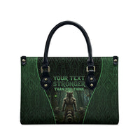 Personalized Muscular Raccoon Weightlifting Leather Bag Pain For Growth Dark Fantasy Gym Graphic