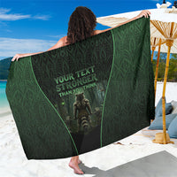 Personalized Muscular Raccoon Weightlifting Sarong Pain For Growth Dark Fantasy Gym Graphic
