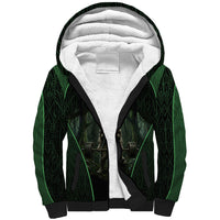 Personalized Muscular Raccoon Weightlifting Sherpa Hoodie Pain For Growth Dark Fantasy Gym Graphic