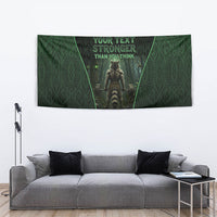 Personalized Muscular Raccoon Weightlifting Tapestry Pain For Growth Dark Fantasy Gym Graphic