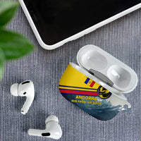 Andorra AirPods Case with Mountain Ridge and Eagle Emblem Design - Wonder Print Shop