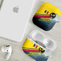 Andorra AirPods Case with Mountain Ridge and Eagle Emblem Design - Wonder Print Shop