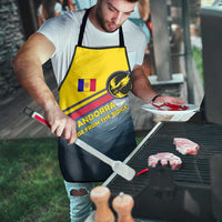 Andorra Apron with Mountain Ridge and Eagle Emblem Design - Wonder Print Shop