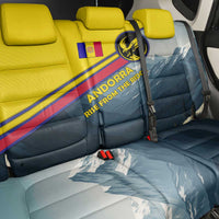 Andorra Back Car Seat Cover with Mountain Ridge and Eagle Emblem Design - Wonder Print Shop