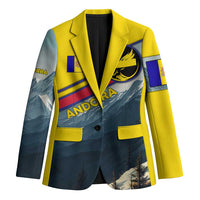 Andorra Blazer with Mountain Ridge and Eagle Emblem Design - Wonder Print Shop