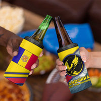 Andorra 4 in 1 Can Cooler Tumbler with Mountain Ridge and Eagle Emblem Design - Wonder Print Shop