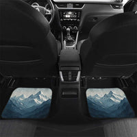 Andorra Car Mats with Mountain Ridge and Eagle Emblem Design - Wonder Print Shop