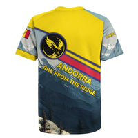 Andorra Rugby Jersey with Mountain Ridge and Eagle Emblem Design - Wonder Print Shop