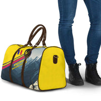 Andorra Travel Bag with Mountain Ridge and Eagle Emblem Design - Wonder Print Shop