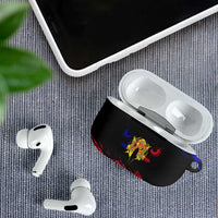 Andorra AirPods Case with Eagle Eyes and Paint Stroke Design - Wonder Print Shop