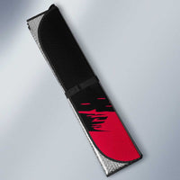 Andorra Auto Sun Shade with Eagle Eyes and Paint Stroke Design - Wonder Print Shop