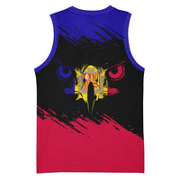 Andorra Basketball Jersey with Eagle Eyes and Paint Stroke Design - Wonder Print Shop
