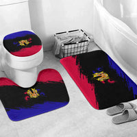 Andorra Bathroom Set with Eagle Eyes and Paint Stroke Design - Wonder Print Shop