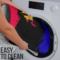 Andorra Bathroom Set with Eagle Eyes and Paint Stroke Design - Wonder Print Shop