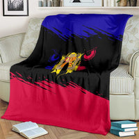 Andorra Blanket with Eagle Eyes and Paint Stroke Design - Wonder Print Shop