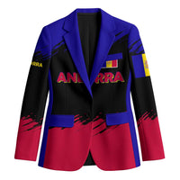 Andorra Blazer with Eagle Eyes and Paint Stroke Design - Wonder Print Shop