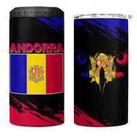 Andorra 4 in 1 Can Cooler Tumbler with Eagle Eyes and Paint Stroke Design - Wonder Print Shop