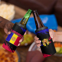 Andorra 4 in 1 Can Cooler Tumbler with Eagle Eyes and Paint Stroke Design - Wonder Print Shop