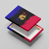 Andorra Canvas Wall Art with Eagle Eyes and Paint Stroke Design - Wonder Print Shop