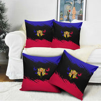 Andorra Pillow Cover with Eagle Eyes and Paint Stroke Design - Wonder Print Shop