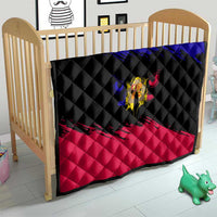 Andorra Quilt with Eagle Eyes and Paint Stroke Design - Wonder Print Shop