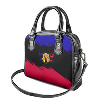 Andorra Shoulder Handbag with Eagle Eyes and Paint Stroke Design - Wonder Print Shop