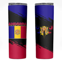 Andorra Skinny Tumbler with Eagle Eyes and Paint Stroke Design - Wonder Print Shop