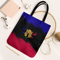 Andorra Tote Bag with Eagle Eyes and Paint Stroke Design - Wonder Print Shop