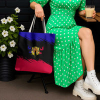 Andorra Tote Bag with Eagle Eyes and Paint Stroke Design - Wonder Print Shop