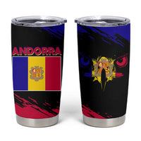Andorra Tumbler Cup with Eagle Eyes and Paint Stroke Design - Wonder Print Shop