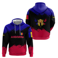 Andorra Zip Hoodie with Eagle Eyes and Paint Stroke Design - Wonder Print Shop