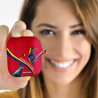 Andorra AirPods Case with Mountain Goat and Curved Stripe Design - Wonder Print Shop