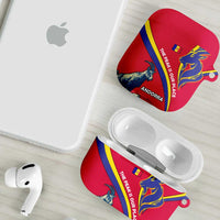 Andorra AirPods Case with Mountain Goat and Curved Stripe Design - Wonder Print Shop