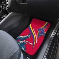 Andorra Car Mats with Mountain Goat and Curved Stripe Design - Wonder Print Shop