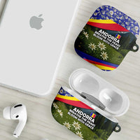 Andorra AirPods Case with Edelweiss Mountain Landscape Design - Wonder Print Shop