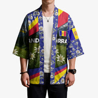 Andorra Kimono with Edelweiss Mountain Landscape Design - Wonder Print Shop