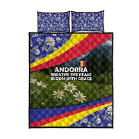 Andorra Quilt Bed Set with Edelweiss Mountain Landscape Design - Wonder Print Shop