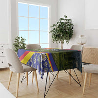 Andorra Tablecloth with Edelweiss Mountain Landscape Design - Wonder Print Shop