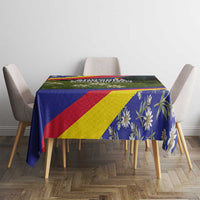 Andorra Tablecloth with Edelweiss Mountain Landscape Design - Wonder Print Shop
