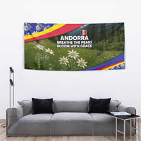 Andorra Tapestry with Edelweiss Mountain Landscape Design - Wonder Print Shop